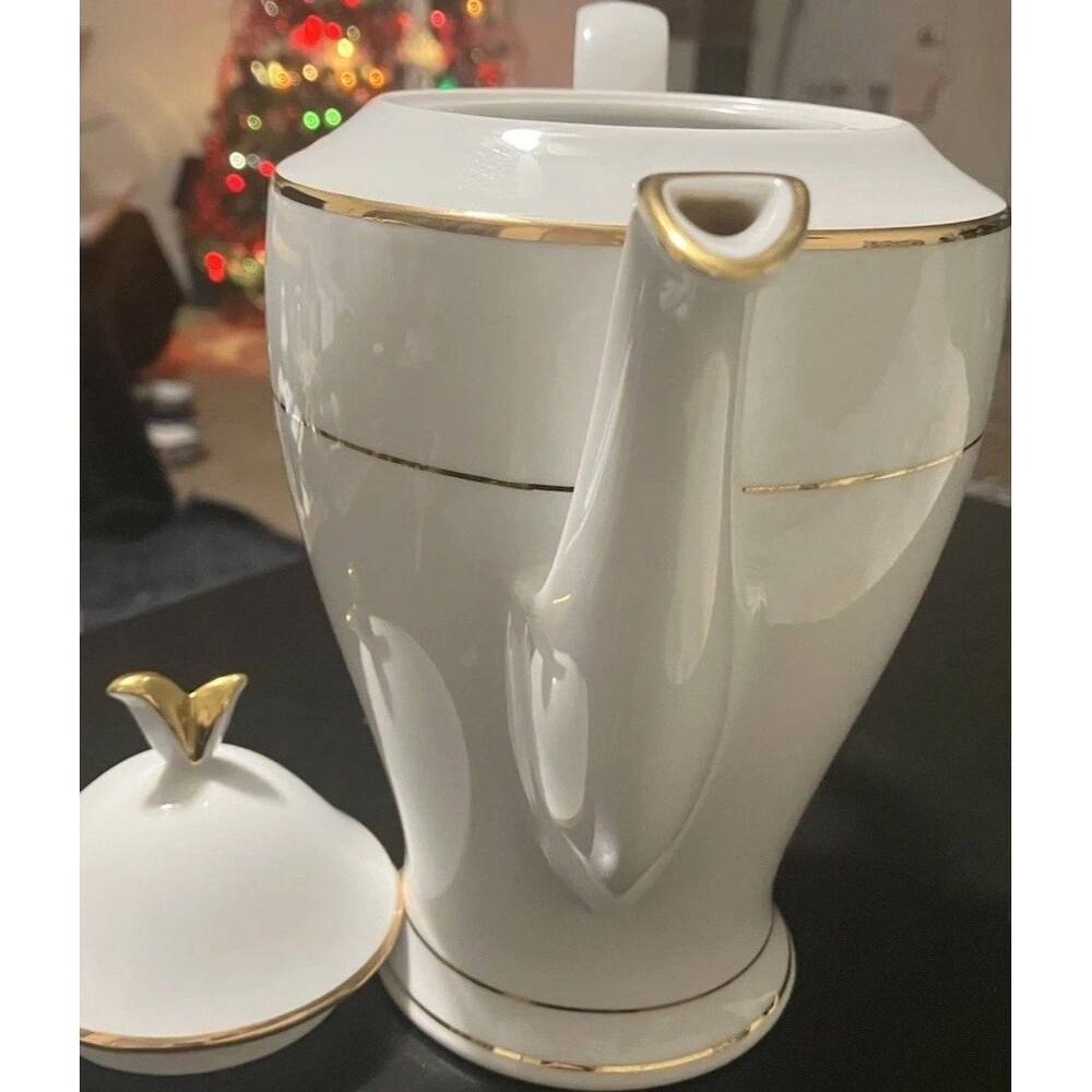 RARE Vintage Heinrich Winterling Porcelain Bavaria Germany Tea Pot/lid w-54073 - Picture 4 of 16